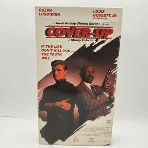 Cover-Up VHS Live Home Video Dolph Lundgren Louis Gossett Jr
